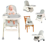 Cadeira de Alimentação Portátil 4 em 1 com Rodas Gourmet KaBaby