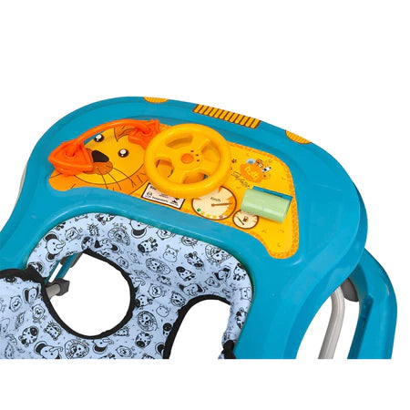 Andador Infantil Musical com Regulagem Azul Tutti Baby