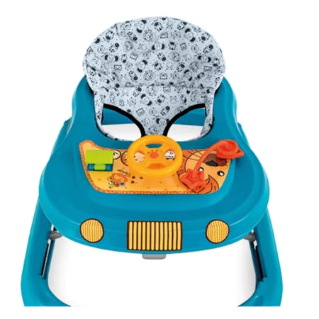 Andador Infantil Musical com Regulagem Azul Tutti Baby