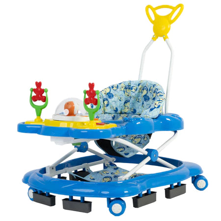 Andador Musical Megaluxo Infantil Azul Jumbobaby