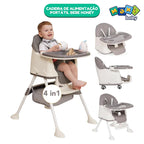 Cadeira de Alimentação Portátil 4 em 1 Honey Maxi Baby