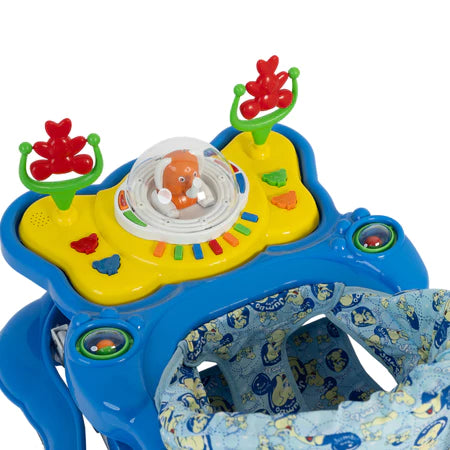 Andador Musical Megaluxo Infantil Azul Jumbobaby