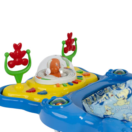 Andador Musical Megaluxo Infantil Azul Jumbobaby