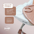 Cadeira de Alimentação para Bebês Marrom Yuupi