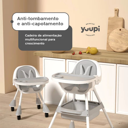 Cadeira de Alimentação para Bebês Marrom Yuupi