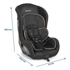 Cadeira para Auto Galzerano Maximus Preta 0 a 25 kg com Cinto de 5 Pontos