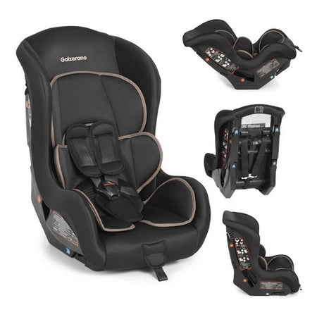 Cadeira para Auto Galzerano Maximus Preta 0 a 25 kg com Cinto de 5 Pontos