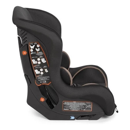 Cadeira para Auto Galzerano Maximus Preta 0 a 25 kg com Cinto de 5 Pontos