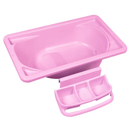 Banheira Luxo Baby Hércules com Suporte Dobrável, Trocador e Saboneteira 25L até 30kg