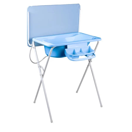 Banheira Luxo Baby Hércules com Suporte Dobrável, Trocador e Saboneteira 25L até 30kg