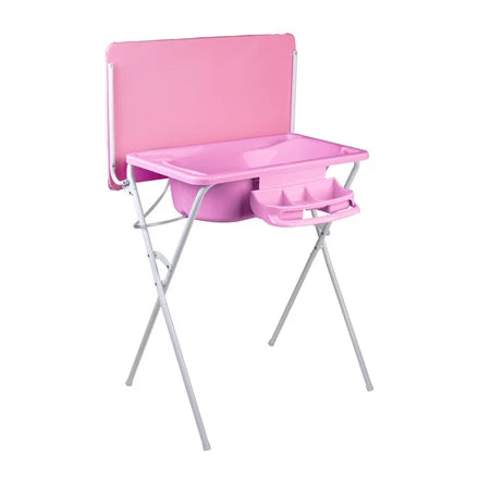 Banheira Luxo Baby Hércules com Suporte Dobrável, Trocador e Saboneteira 25L até 30kg