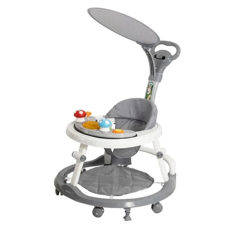 Andador Infantil para Bebê com Capota e Brinquedo Musical KaBaby