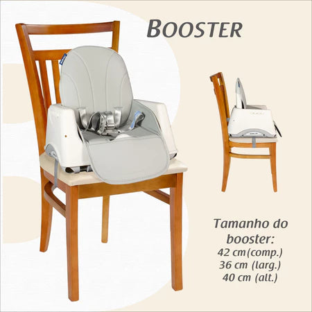 Cadeira de Alimentação Portátil 4 em 1 com Rodas Gourmet KaBaby