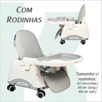 Cadeira de Alimentação Portátil 4 em 1 com Rodas Gourmet KaBaby