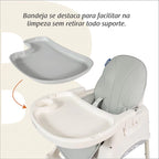 Cadeira de Alimentação Portátil 4 em 1 com Rodas Gourmet KaBaby
