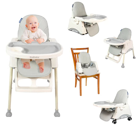Cadeira de Alimentação Portátil 4 em 1 com Rodas Gourmet KaBaby